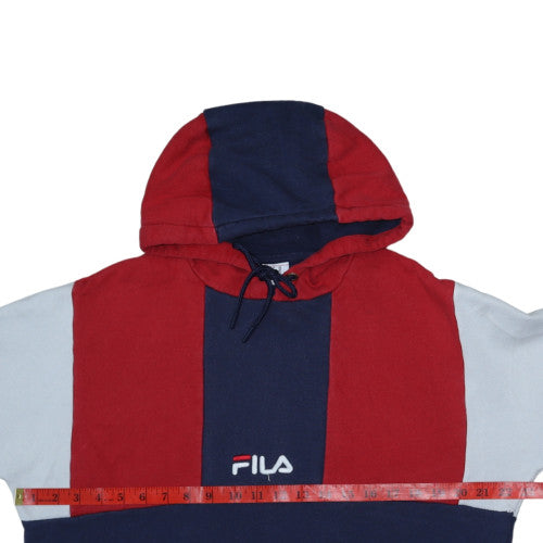 Womens UK Size M FILA Multicoloured Pullover Hoodie