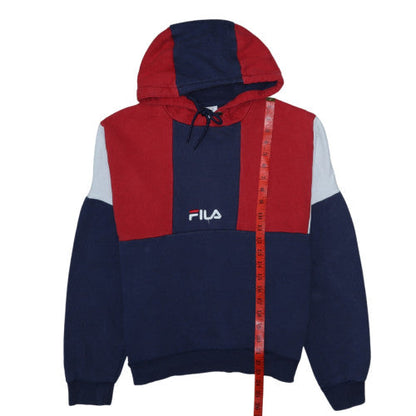 Womens UK Size M FILA Multicoloured Pullover Hoodie