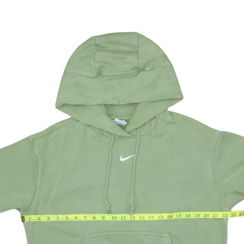 Womens UK Size XS Nike Green Pullover Hoodie