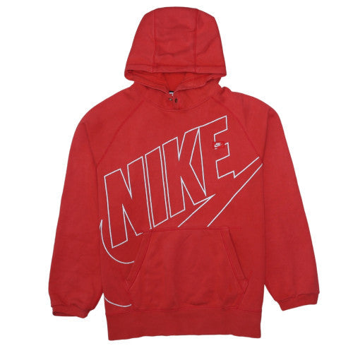Womens UK Size XL Nike Red Pullover Hoodie