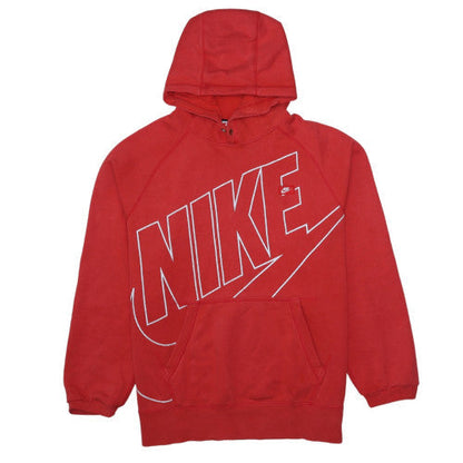 Womens UK Size XL Nike Red Pullover Hoodie