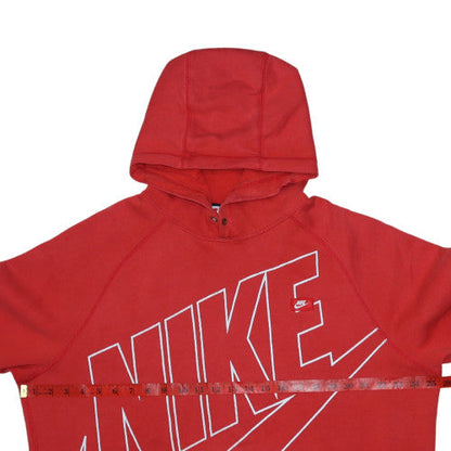 Womens UK Size XL Nike Red Pullover Hoodie
