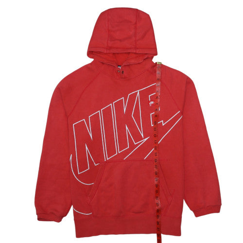Womens UK Size XL Nike Red Pullover Hoodie