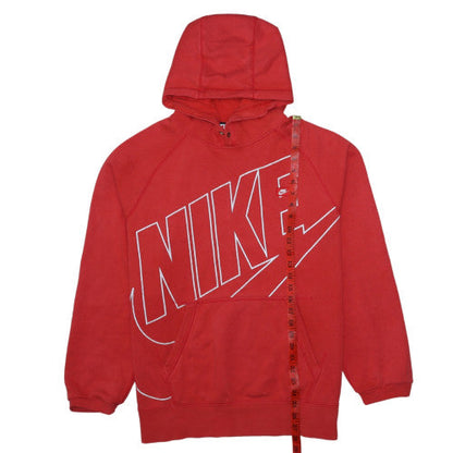 Womens UK Size XL Nike Red Pullover Hoodie