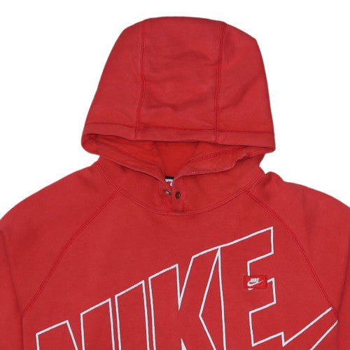 Womens UK Size XL Nike Red Pullover Hoodie