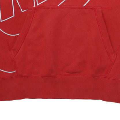 Womens UK Size XL Nike Red Pullover Hoodie
