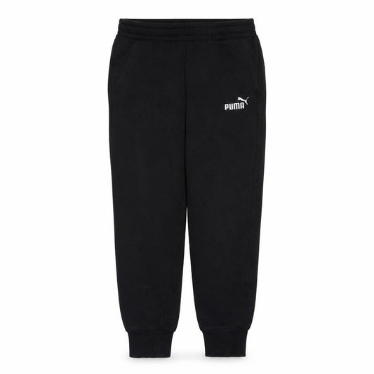 Puma Womens Black Jogger Trousers Size M Fleece Elastic Waist