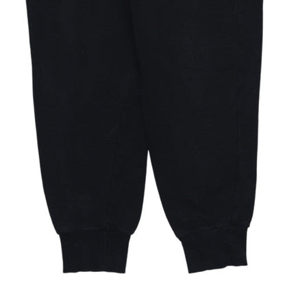 Puma Womens Black Jogger Trousers Size M Fleece Elastic Waist