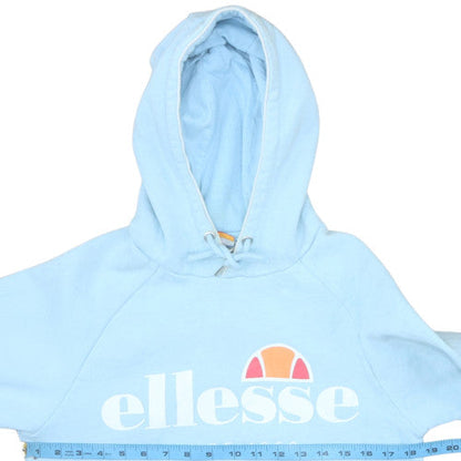 Womens UK Size XS ellesse Blue Pullover Hoodie