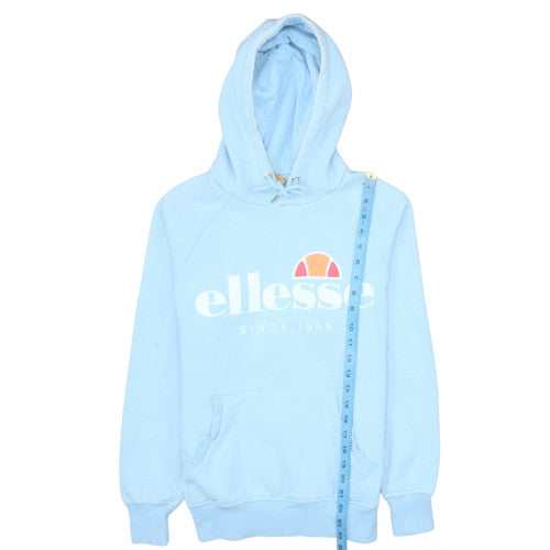 Womens UK Size XS ellesse Blue Pullover Hoodie