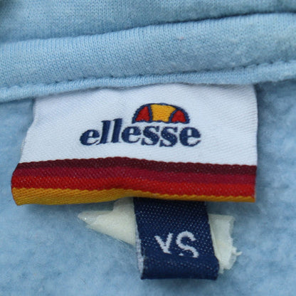Womens UK Size XS ellesse Blue Pullover Hoodie