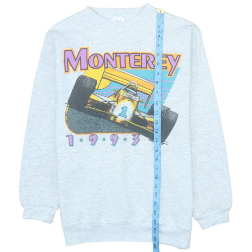Womens UK Size M Tultex Grey Pullover Sweatshirt