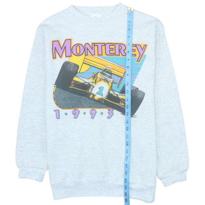 Womens UK Size M Tultex Grey Pullover Sweatshirt