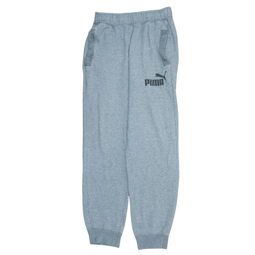 Mens UK Size S PUMA Regular Fit Sweatpants Grey Trousers