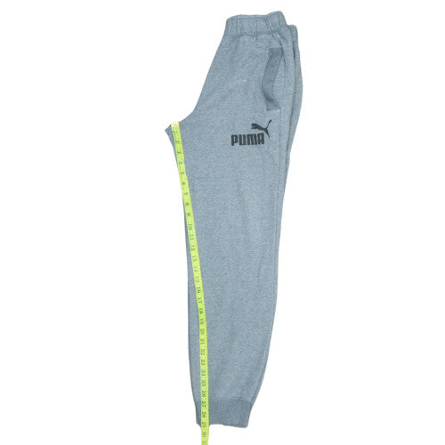 Mens UK Size S PUMA Regular Fit Sweatpants Grey Trousers
