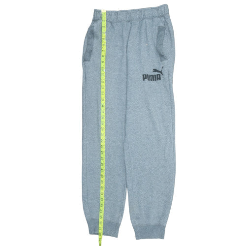 Mens UK Size S PUMA Regular Fit Sweatpants Grey Trousers