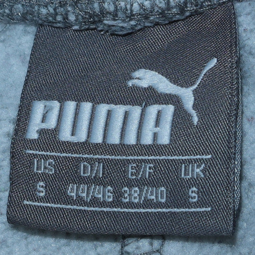 Mens UK Size S PUMA Regular Fit Sweatpants Grey Trousers
