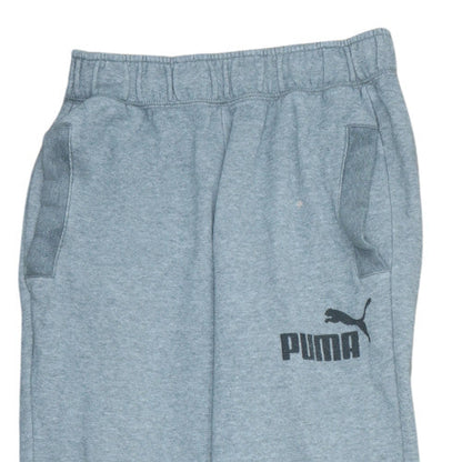 Mens UK Size S PUMA Regular Fit Sweatpants Grey Trousers