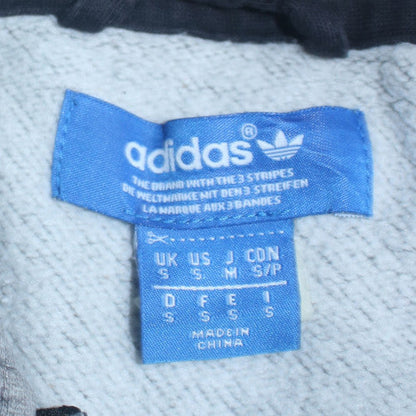 Mens UK Size S adidas Grey Full Zip Hoodie