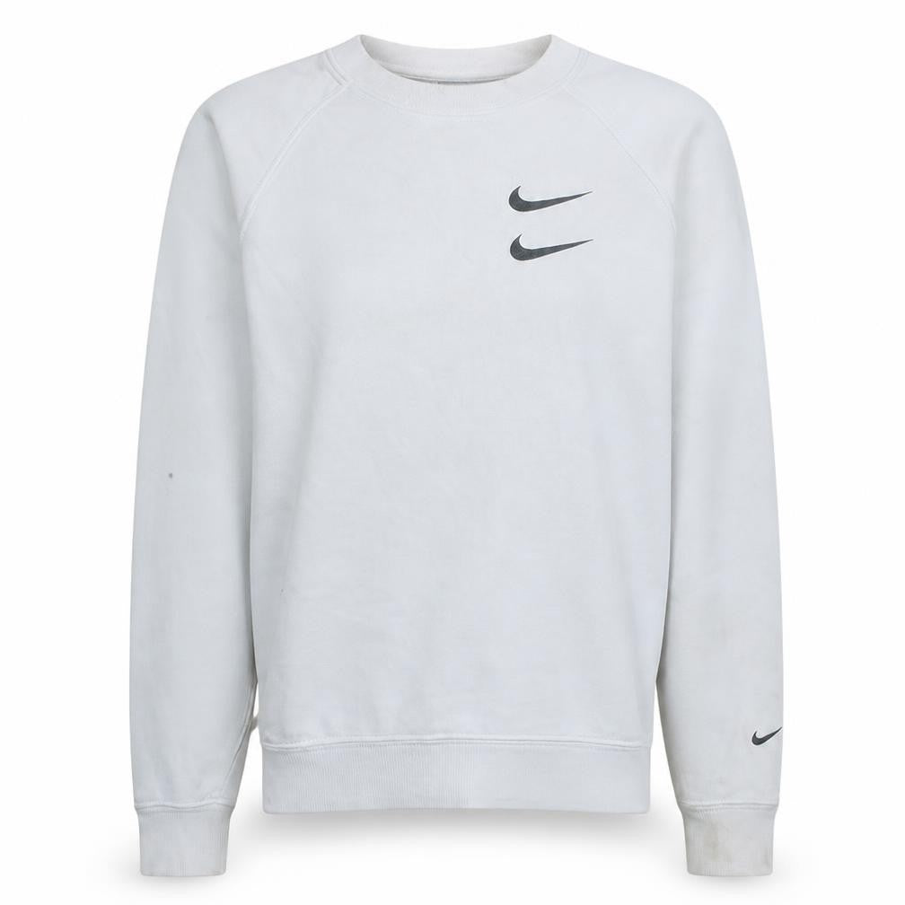 Womens UK Size S Nike White Pullover Sweatshirt