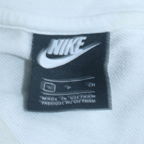 Womens UK Size S Nike White Pullover Sweatshirt
