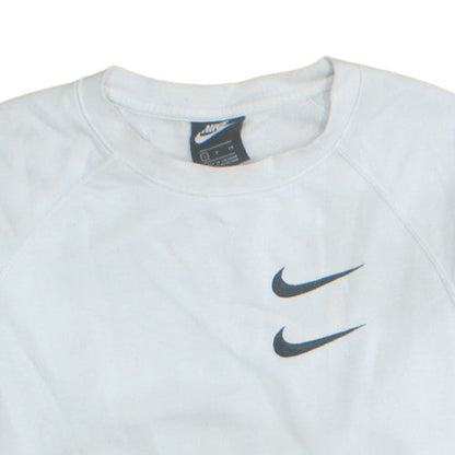 Womens UK Size S Nike White Pullover Sweatshirt