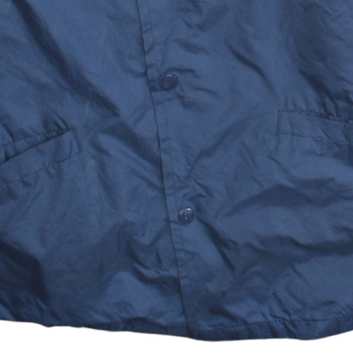 Mens UK Size M Cotton Tee Blue Windbreaker Coat