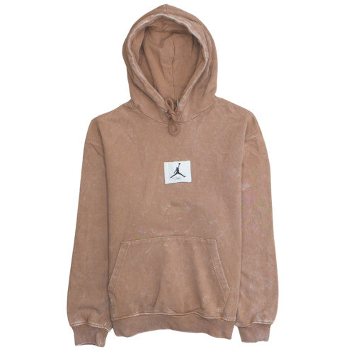 Womens UK Size M Jordan Brown Pullover Hoodie