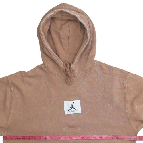 Womens UK Size M Jordan Brown Pullover Hoodie