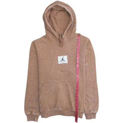 Womens UK Size M Jordan Brown Pullover Hoodie