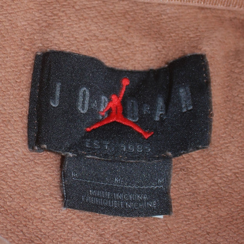 Womens UK Size M Jordan Brown Pullover Hoodie