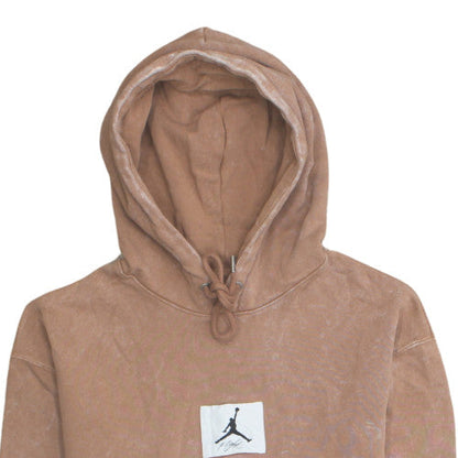 Womens UK Size M Jordan Brown Pullover Hoodie