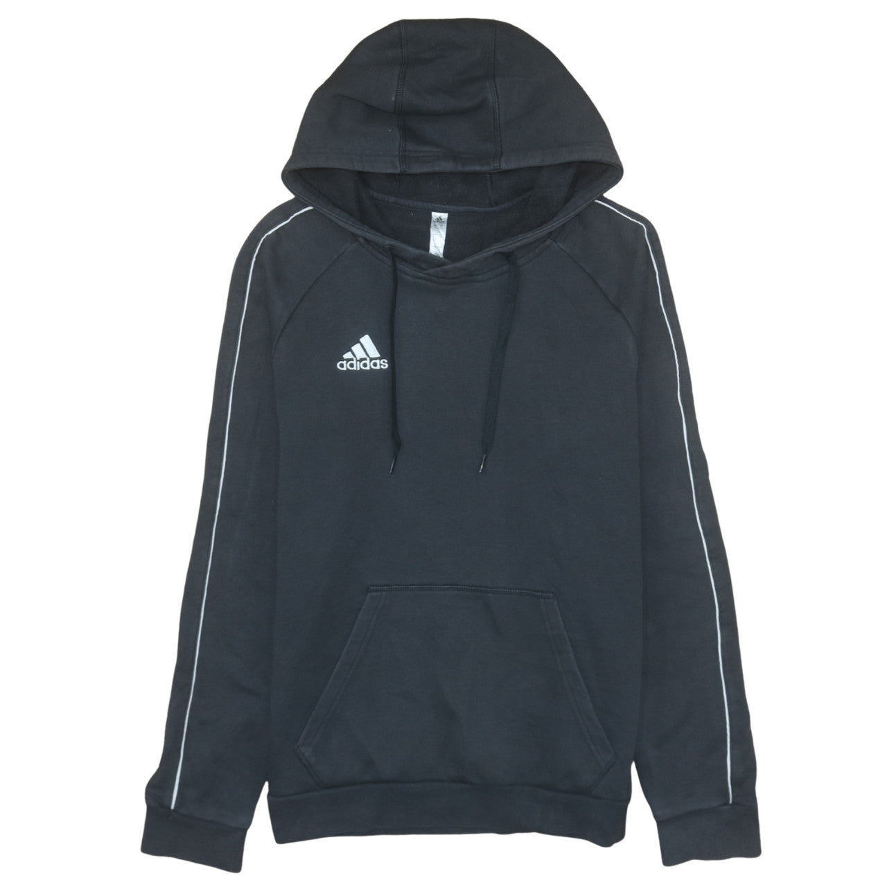 Mens UK Size S adidas Black Pullover Hoodie