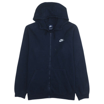 Mens UK Size XL Nike Blue Full Zip Hoodie
