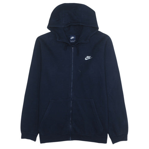 Mens UK Size XL Nike Blue Full Zip Hoodie