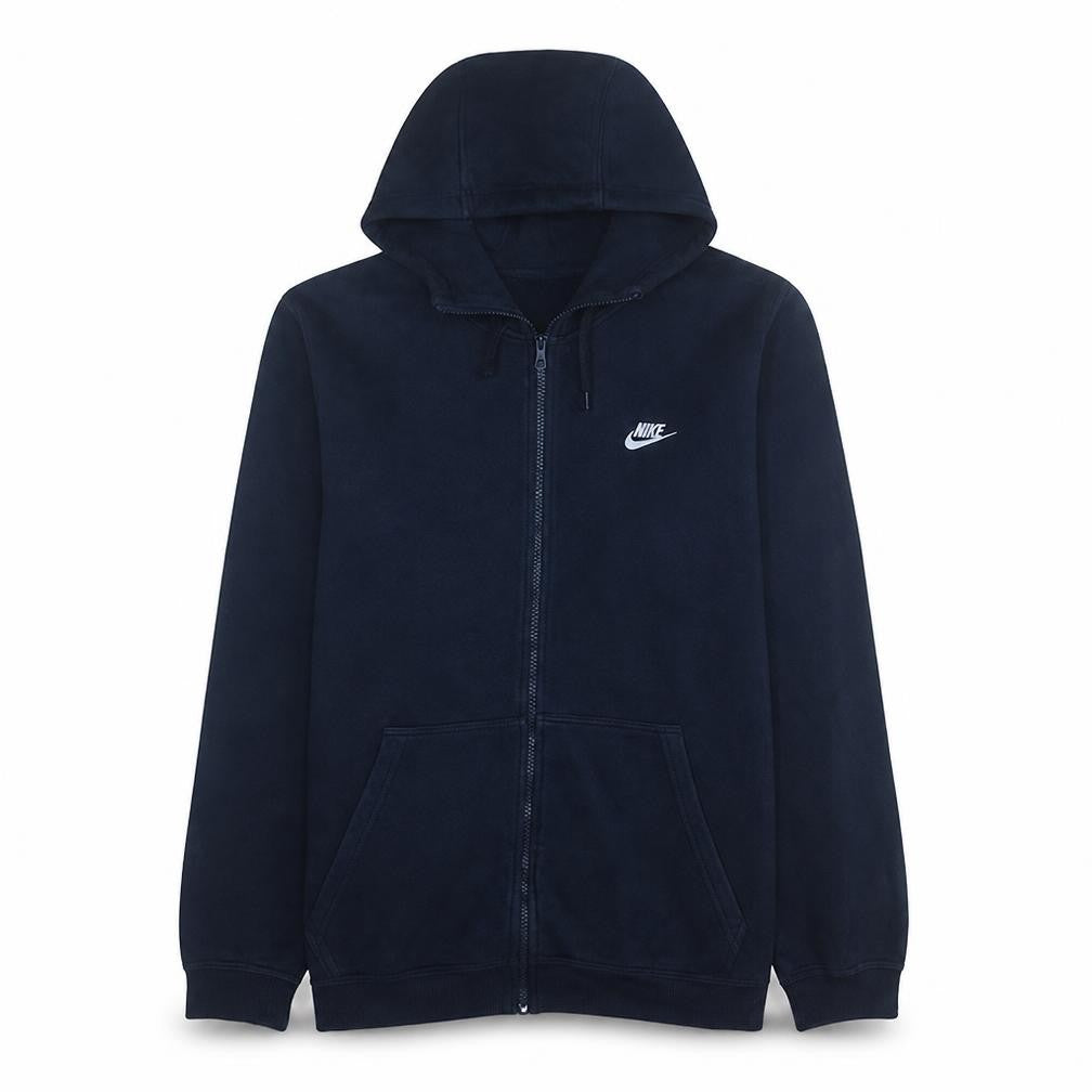 Mens UK Size XL Nike Blue Full Zip Hoodie