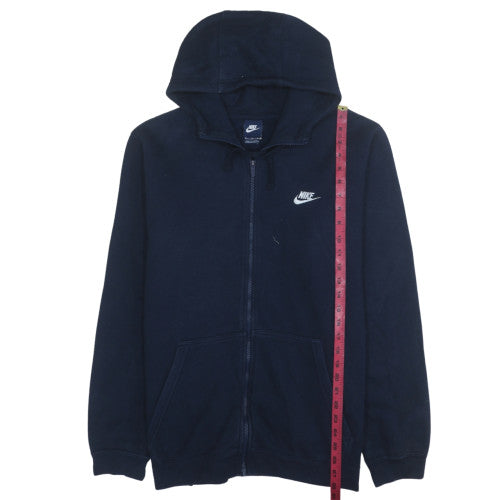 Mens UK Size XL Nike Blue Full Zip Hoodie