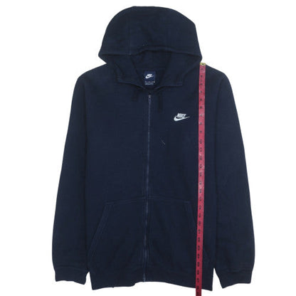 Mens UK Size XL Nike Blue Full Zip Hoodie