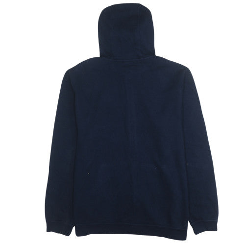 Mens UK Size XL Nike Blue Full Zip Hoodie