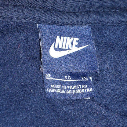 Mens UK Size XL Nike Blue Full Zip Hoodie