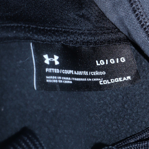 Mens UK Size L Under armour Black Pullover Hoodie
