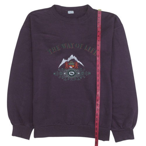 Womens UK Size M Bogner Purple Pullover Sweatshirt