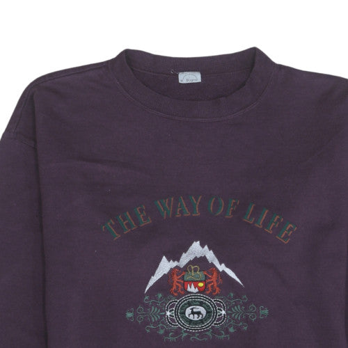 Womens UK Size M Bogner Purple Pullover Sweatshirt