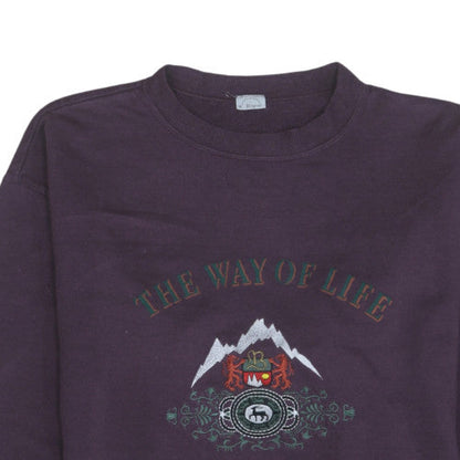 Womens UK Size M Bogner Purple Pullover Sweatshirt