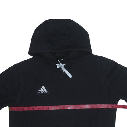 Mens UK Size S adidas Black Pullover Hoodie