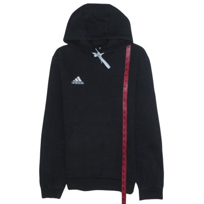 Mens UK Size S adidas Black Pullover Hoodie