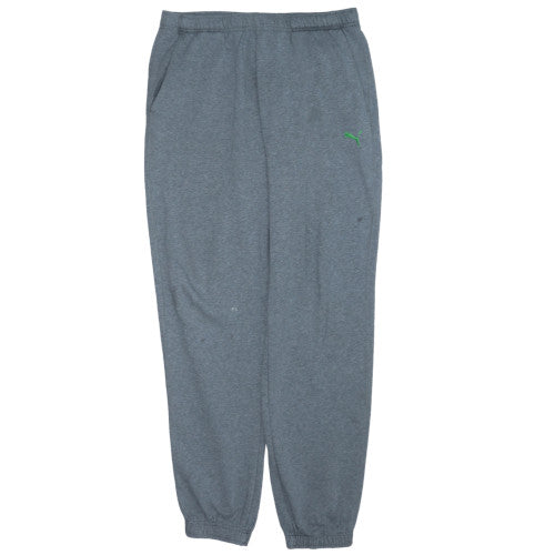 Mens UK Size L PUMA Regular Fit Jogger Grey Trousers