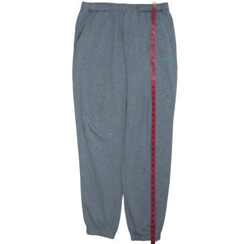 Mens UK Size L PUMA Regular Fit Jogger Grey Trousers