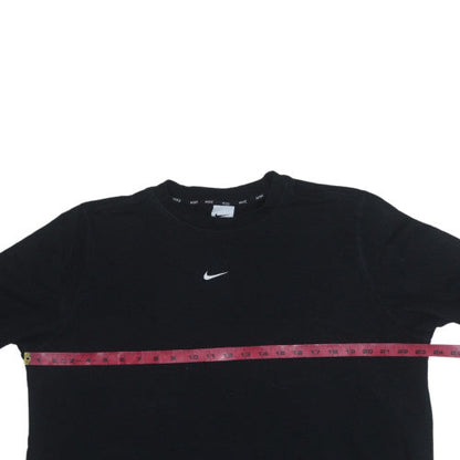 Mens UK Size L Nike Black Pullover Sweatshirt