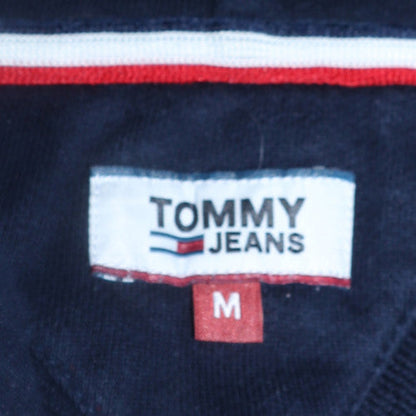 Mens UK Size M Tommy Jeans Blue Pullover Hoodie